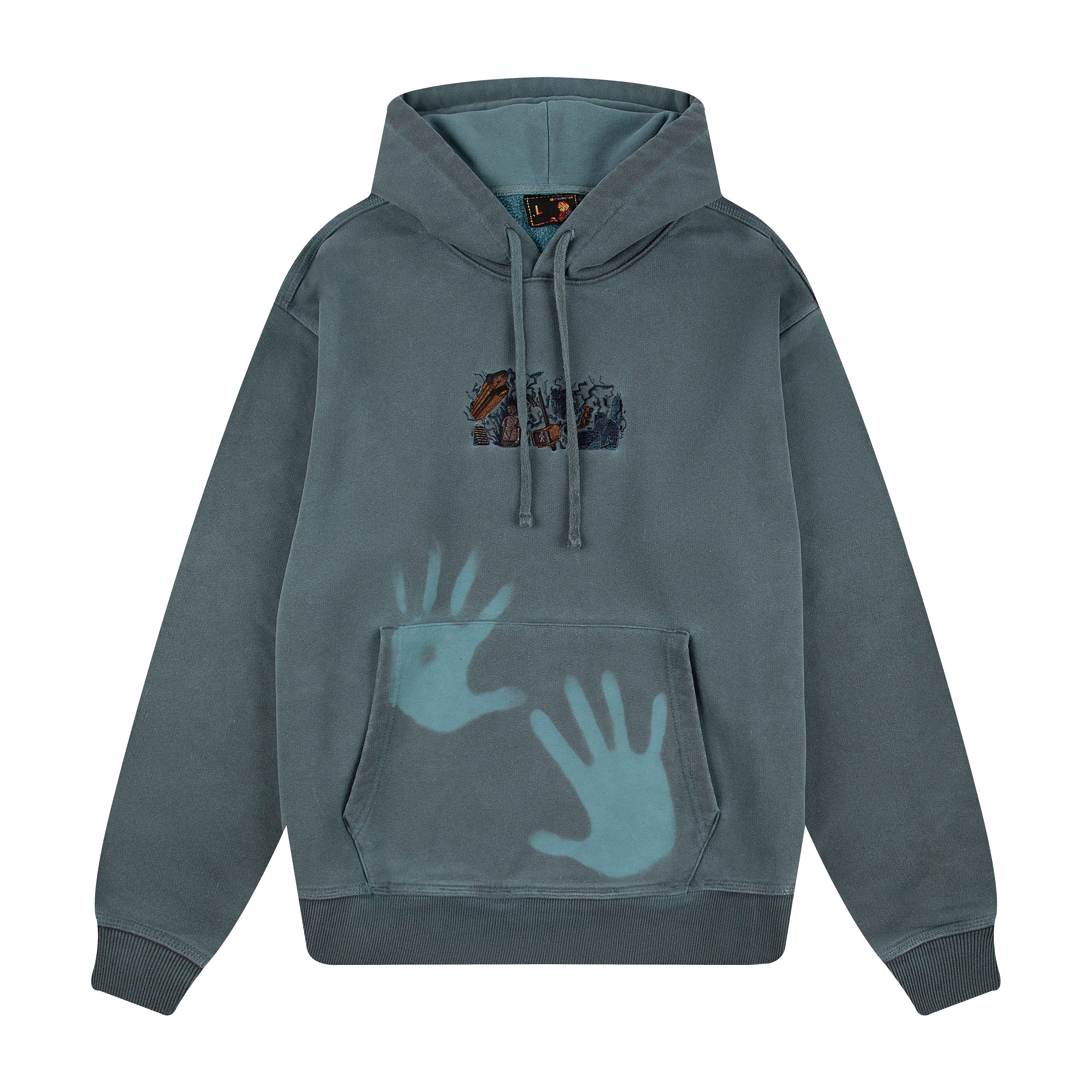 "super kid" Hoodie blue