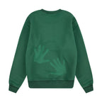 "super kid" crewneck green
