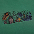 "super kid" crewneck green