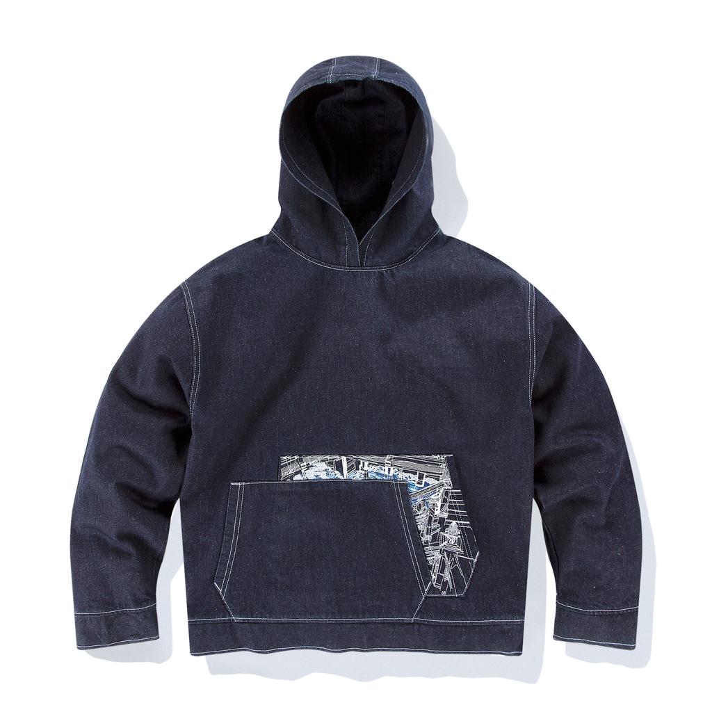 "titanic" Hoodie denim