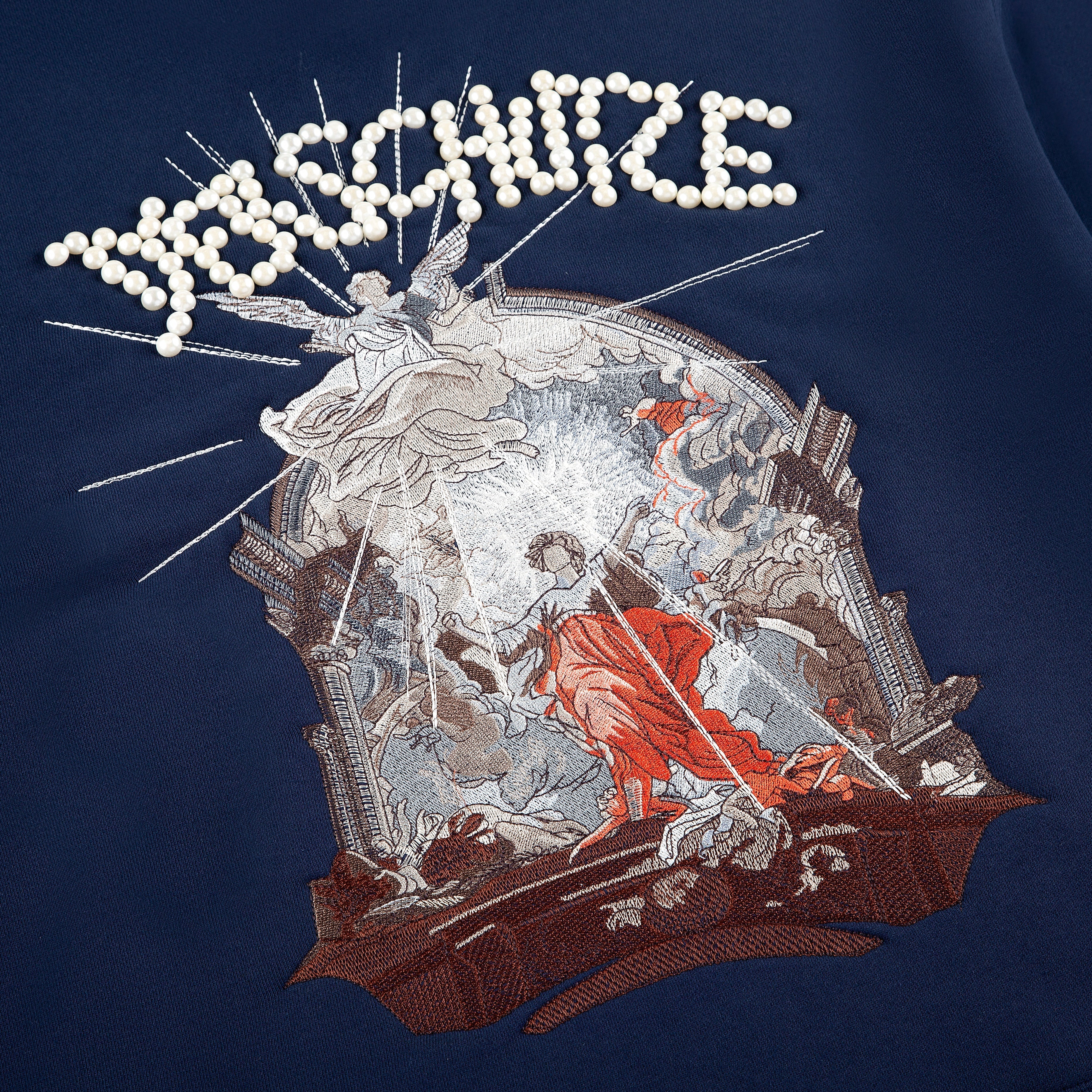 "awakening" Hoodie navy