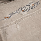 "sashiko v2" Hoodie light grey