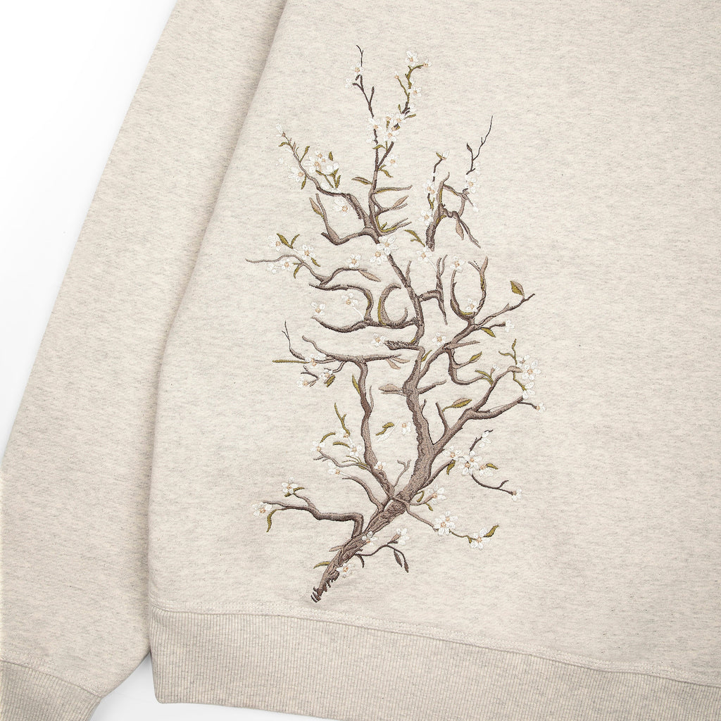"blossom" Hoodie grey melange
