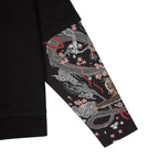 "yakuza" double sleeve Hoodie