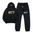 1977 Hoodie & Pants Set Black