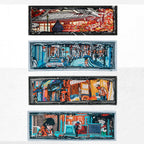 "Japan" Hoodie grey melange