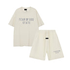 FW24 STATE T-Shirt / Shorts / Set -  Milky White